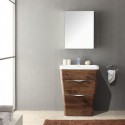 Fresca Milano 26" Rosewood Modern Bathroom Vanity w/ Medicine Cabinet