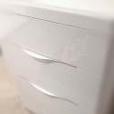 Fresca Milano 26" Glossy White Modern Bathroom Vanity w/ Medicine Cabinet