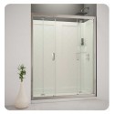 DreamLine Butterfly-DL-61 Butterfly Complete Shower Door Kit with Shower Base and Backwalls