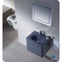 Fresca FVN1724DB Brillante Wall Mount Modern Bathroom Vanity in Lavender Grey