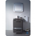 Fresca FVN1725GR Brillante Modern Bathroom Vanity in Stone Grey