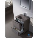 Fresca FVN1725GR Brillante Modern Bathroom Vanity in Stone Grey
