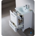 Fresca FVN1725WH Brillante Modern Bathroom Vanity in White