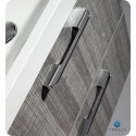 Fresca FVN8506MA Siena 24" Modern Bathroom Vanity with Mirror and Faucet in Matte Ash Gray