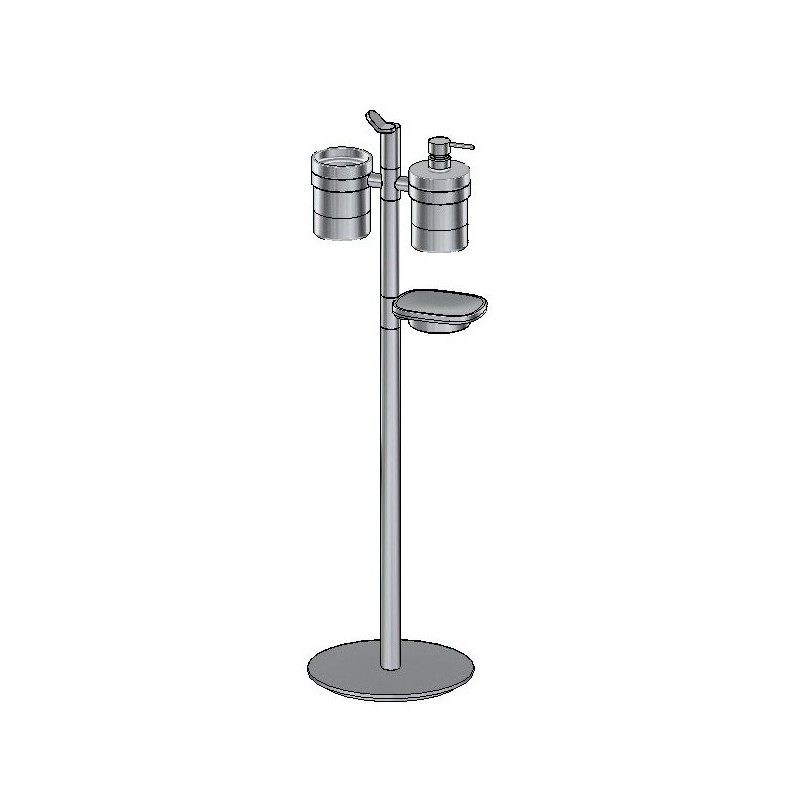 Graff G-9156 Free Standing Soap Lotion Dispenser, Soap Dish Holder and Tumbler
