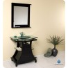 Fresca FVN3332ES Cortese Modern Bathroom Vanity with Mirror in Espresso