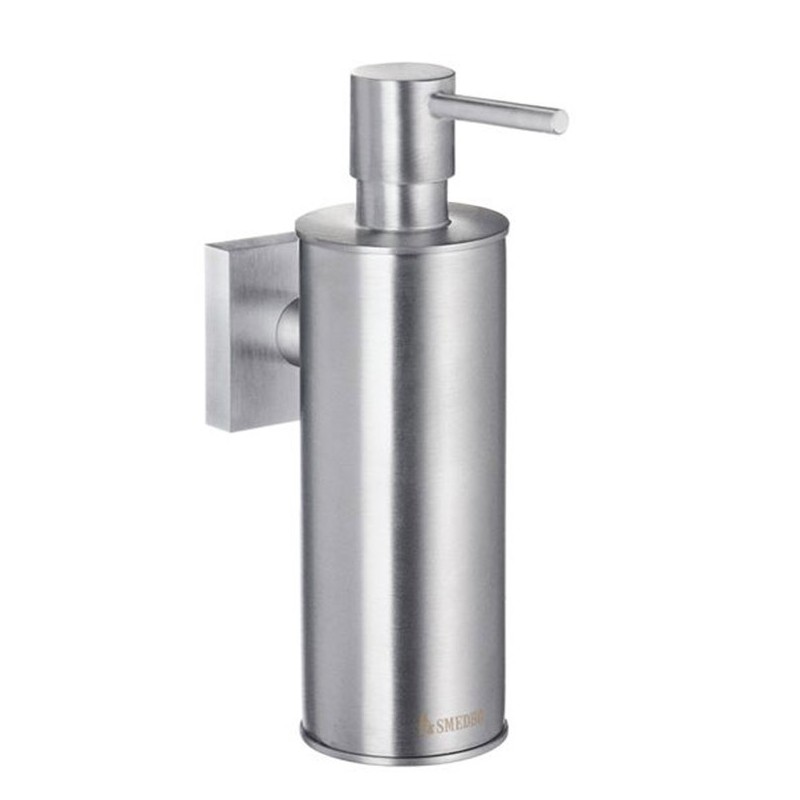 Smedbo RS370 House Soap Dispenser Wallmount in Brushed Chrome