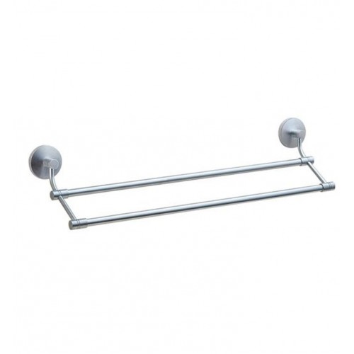 Smedbo NS3364 Studio Towel Rail Double in Brushed Chrome