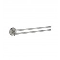 Smedbo V226N Villa Towel Rail Swing-Arm in Brushed Nickel