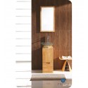 Fresca FVN6117NW Brilliante Modern Bathroom Vanity Set with Mirror in Natural Wood