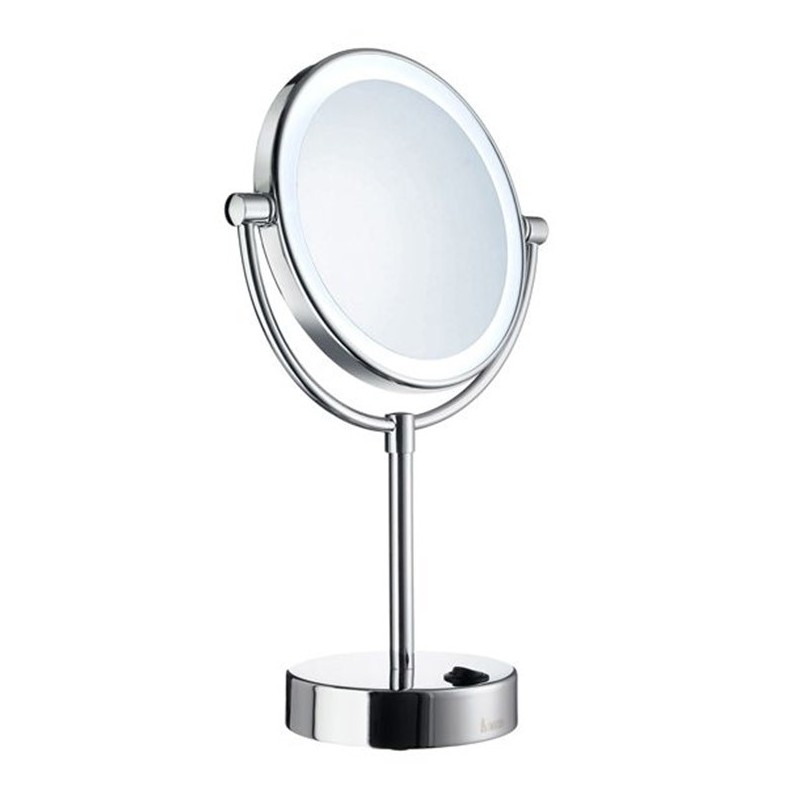 Smedbo FK474 Shaving and Make-up Mirror With light