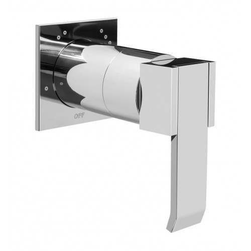 Graff G-8066-LM38S Qubic Transfer Valve Trim Plates and Handle