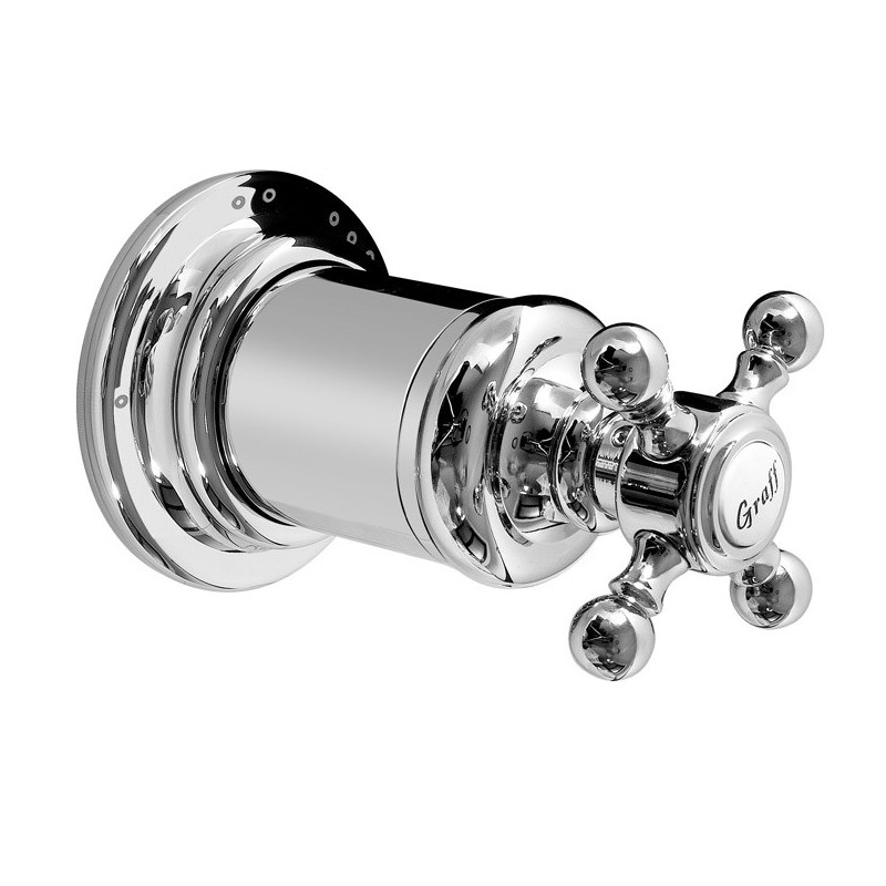 Graff G-8061-C2S Canterbury Nantucket Transfer Valve Trim Plate and Handle