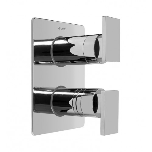 Graff G-8045-LM31S Solar Structure STAMPED Trim Plate with Handle