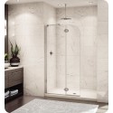 Fleurco V56301 Evolution Monaco 5' Walk in Shower Shield with Round Top