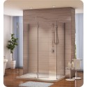 Fleurco V56302 Evolution 5' Walk in Shower Enclosure V56302 with Round Top