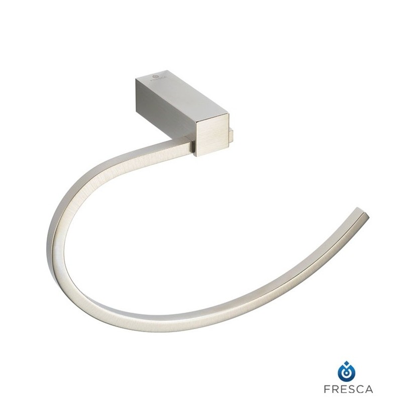 Fresca FAC0425BN Ottimo Towel Ring in Brushed Nickel