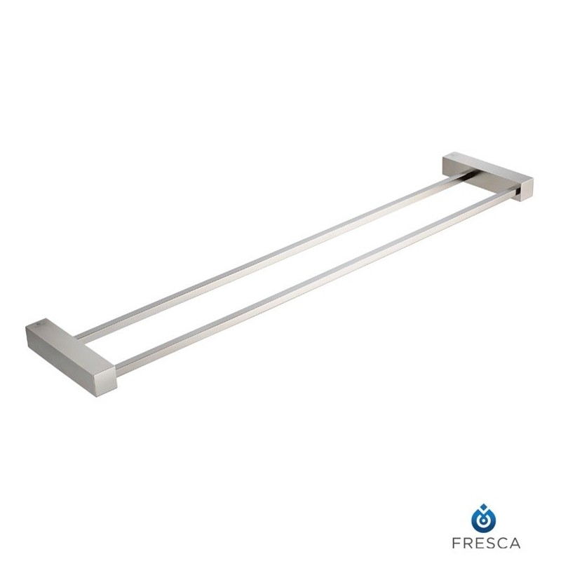 Fresca FAC0439BN Ottimo 22" Double Towel Bar in Brushed Nickel
