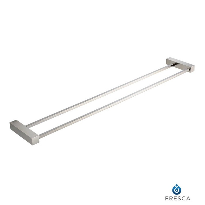 Fresca FAC0440BN Ottimo 26" Double Towel Bar in Brushed Nickel