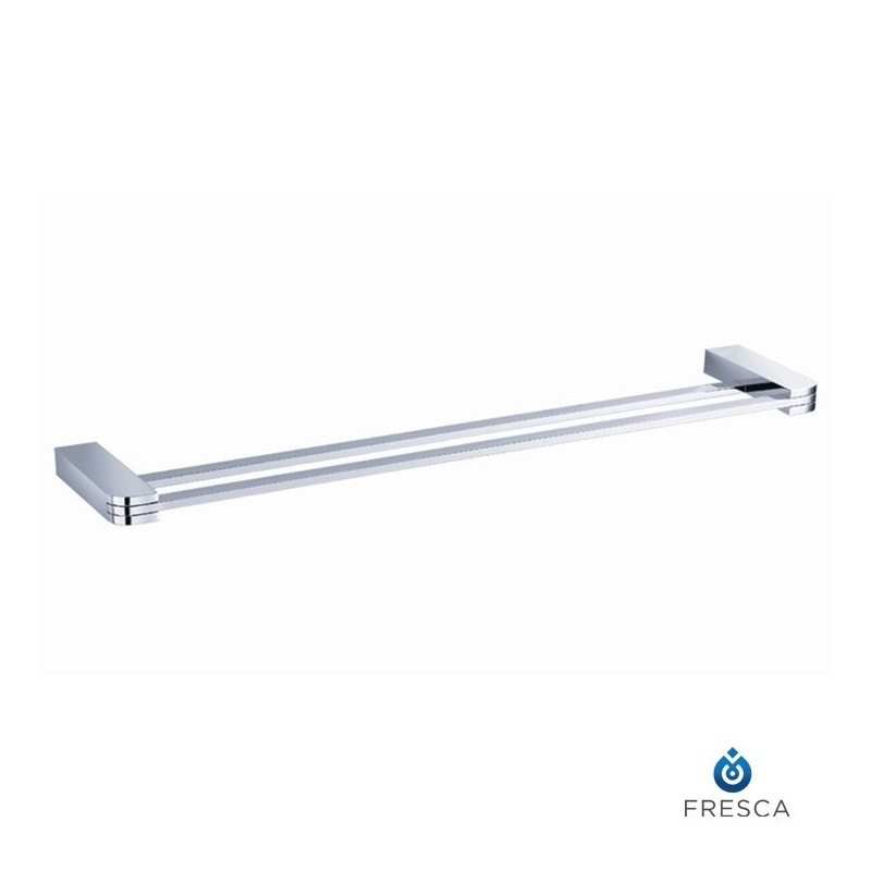 Fresca FAC1339 Solido 20" Double Towel Bar in Chrome