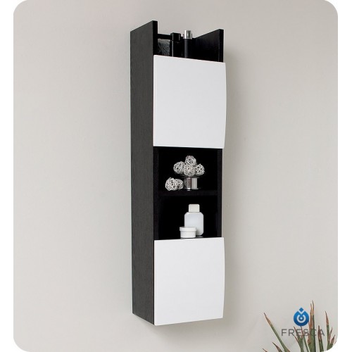 Fresca FST2020WG Bathroom Linen Cabinet with 3 Open Shelves