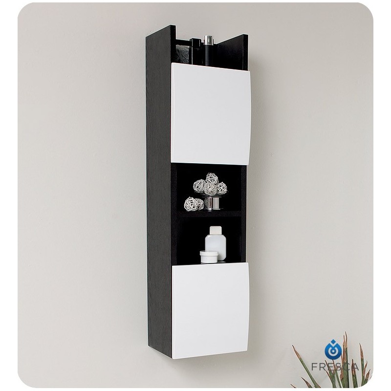 Fresca FST2020WG Bathroom Linen Cabinet with 3 Open Shelves