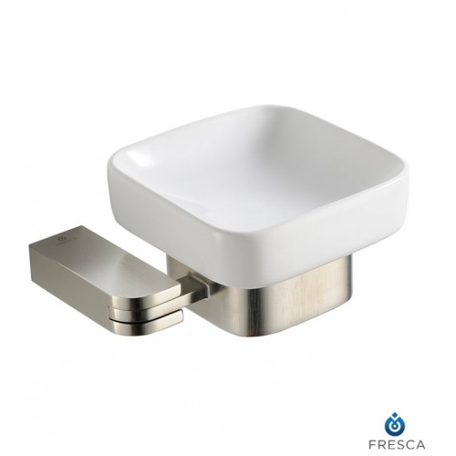 Fresca FAC1308BN Solido Soap Dish in Brushed Nickel