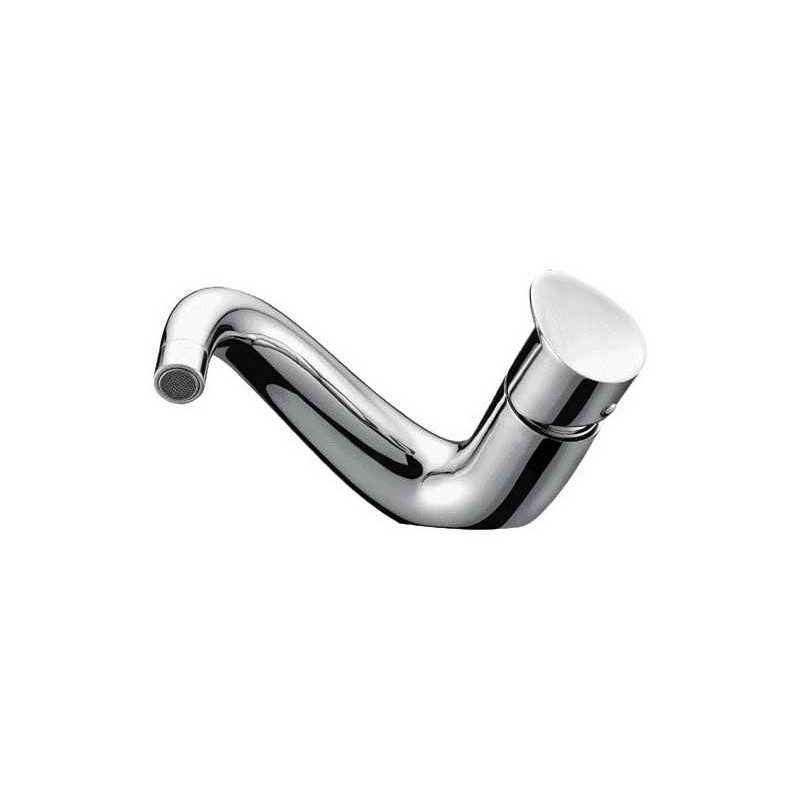 ALFI Brand AB1572-BN Wave Brushed Nickel Single Lever Bathroom Faucet