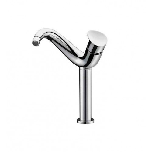 ALFI Brand AB1570-PC Tall Wave Polished Chrome Single Lever Bathroom Faucet