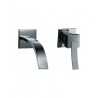 ALFI Brand AB1256-BN Brushed Nickel Single Lever Wallmount Bathroom Faucet