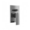 ALFI Brand AB5601-PC Polished Chrome Shower Valve Mixer with Square Lever Handle and Diverter
