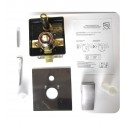 ALFI Brand AB5601-PC Polished Chrome Shower Valve Mixer with Square Lever Handle and Diverter