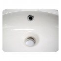 ALFI Brand AB107 Small White Wall Mounted Ceramic Bathroom Sink Basin