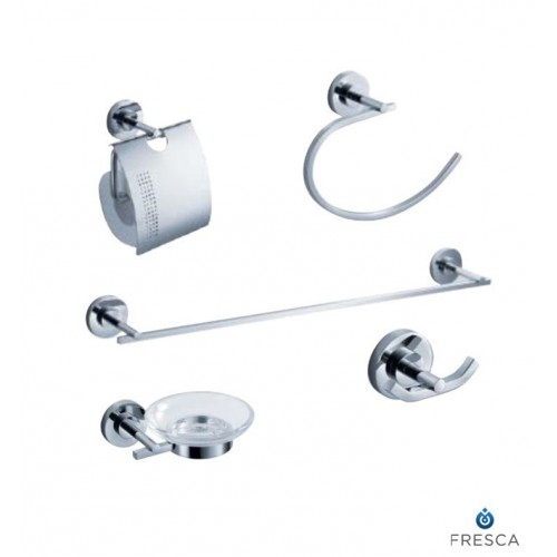 Fresca FAC0800 Alzato 5 Piece Bathroom Accessory Set in Chrome