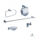Fresca FAC2300 Generoso 5 Piece Bathroom Accessory Set in Chrome