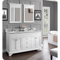 Fairmont Designs 1502-V6021D Framingham 60 inch Double Bowl Vanity in Polar White