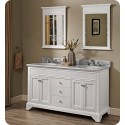 Fairmont Designs 1502-V6021D Framingham 60 inch Double Bowl Vanity in Polar White
