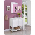 Fairmont Designs 1512-VH36 Shaker Americana 36 inch Open Shelf Vanity in Polar White