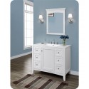 Fairmont Designs 1512-V42 Shaker Americana 42 inch Vanity in Polar White