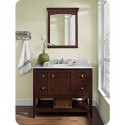 Fairmont Designs 1513-VH42 Shaker Americana 42 inch Open Shelf Vanity in Habana Cherry