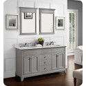 Fairmont Designs 1504-V6021D Smithfield 60 inch Double Bowl Vanity in Medium Gray