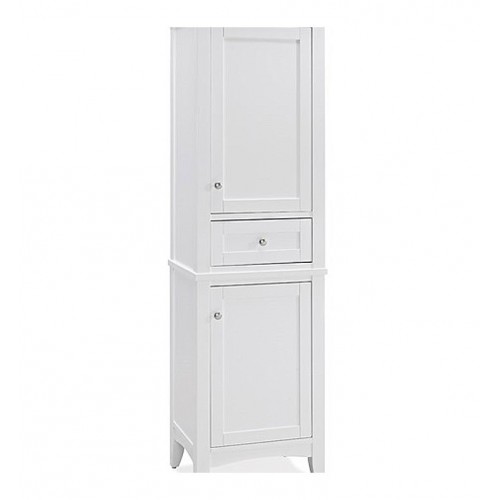Fairmont Designs 1512-HT2118_V2118 Shaker Americana 21" Linen Tower in Polar White