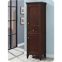 Fairmont Designs 1513-HT2118_V2118 Shaker Americana 21" Linen Tower in Habana Cherry
