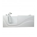 Ella 30600 Lay Down Gel Coat 60" Walk In Bathtub