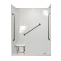 Ella 6036BF5P-SP36 Standard Plus 36 Barrier Free Roll In Shower Kit - 60" x 36"