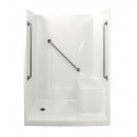 Ella 6032SHIS3P-SP36 Standard Plus 36 Low Threshold Shower Kit - 60" x 33"