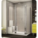 Fleurco EUA5836 Banyo Sevilla In Line Door and Panel with Return Panel (Alessa Base and Seat Optional)