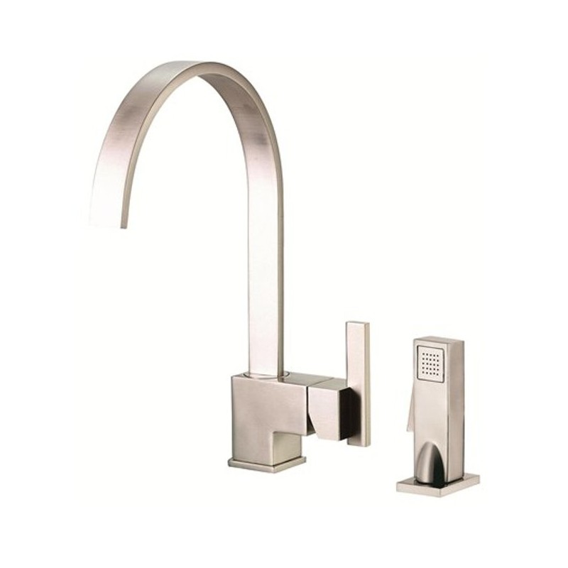Danze D401544SS Sirius™ Single Handle Kitchen Faucet with Spray in Stainless Steel