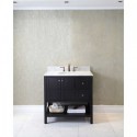 Winterfell 36" Single Bathroom Vanity in Espresso with Marble Top and Round Sink