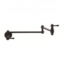 Danze D205057BS Opulence™ Single Handle Wall Mount Pot Filler in Satin Black